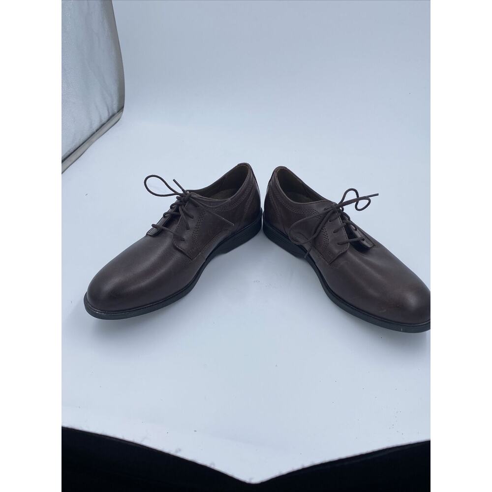 Hush Puppies Shepsky Oxford, Dark Brown Leather, Men's 8M